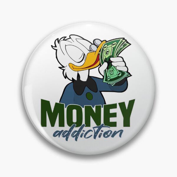 Item preview, Scrooge McDuck - Money Addiction designed and sold by My3LittleBirds.