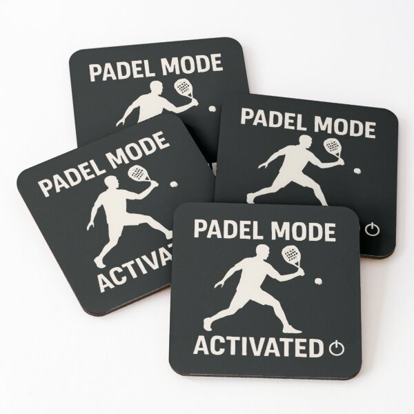 Item preview, Padel Mode Activated – Silhouette Padel Player  designed and sold by SidTastic .