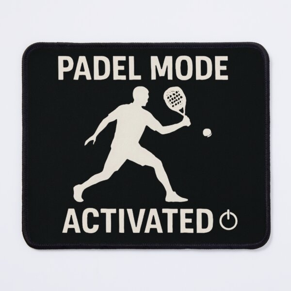 Item preview, Padel Mode Activated – Silhouette Padel Player  designed and sold by SidTastic .