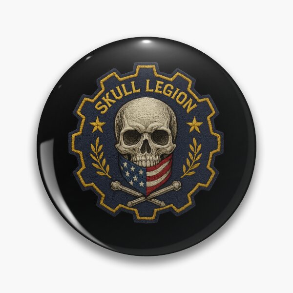 Item preview, Skull Legion gear patch with bandana designed and sold by LaNadaYFundante.