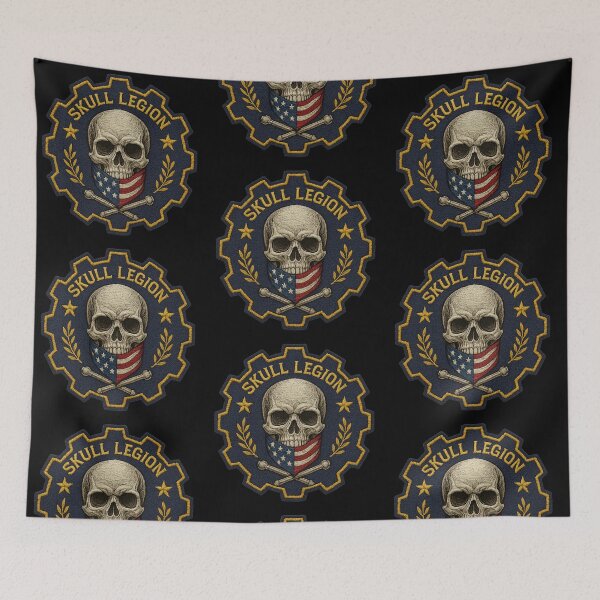 Item preview, Skull Legion gear patch with bandana designed and sold by LaNadaYFundante.