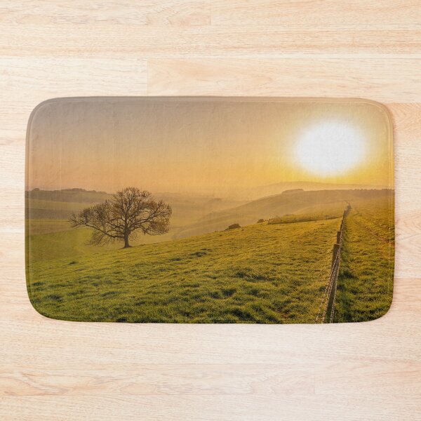 Item preview, Misty South Downs Way designed and sold by HazyApplePhoto.