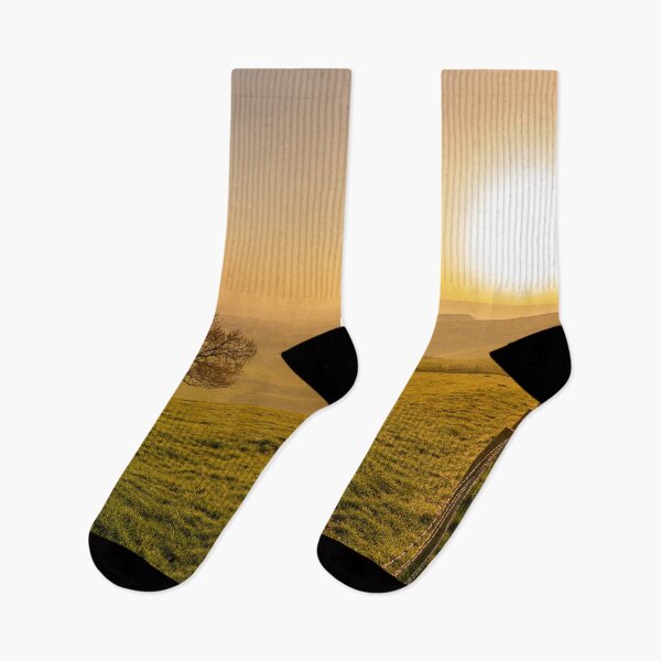 Item preview, Misty South Downs Way designed and sold by HazyApplePhoto.