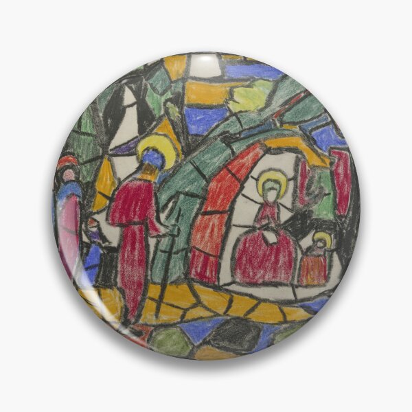 Item preview, Adolf Hölzel "Nativity" (1925) designed and sold by HiddenWalnuts.