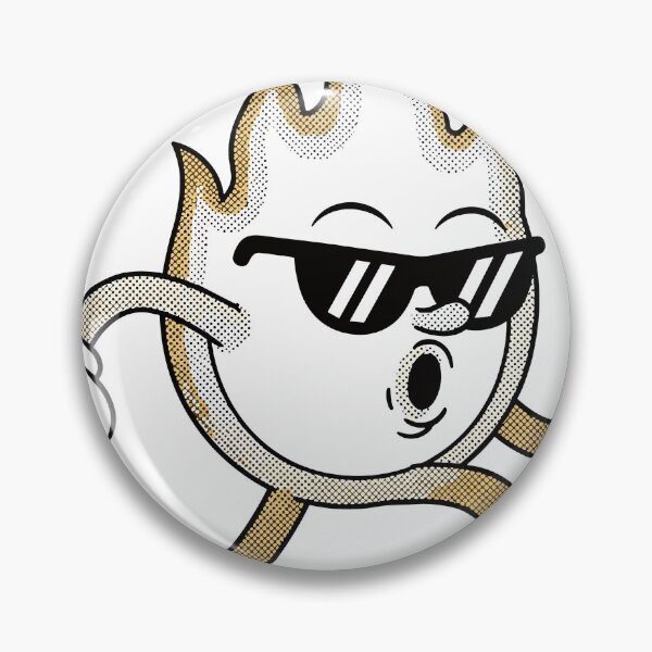 Artikelvorschau, Coole Flammenfigur im Retro-Cartoon-Stil entworfen und verkauft von bayzidstock.
