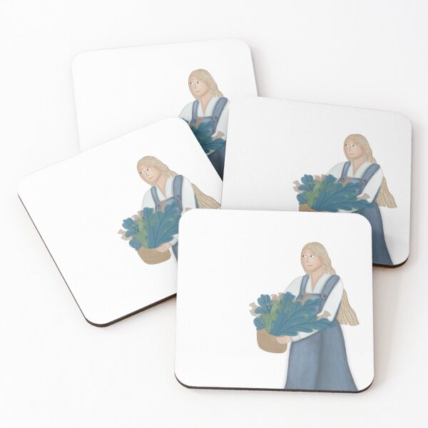 Item preview, Cute Flower / Plant Girl Illustration designed and sold by LucyWinton.