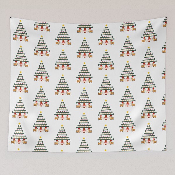 Item preview, Corgi Christmas Bone Tree designed and sold by TediThings.