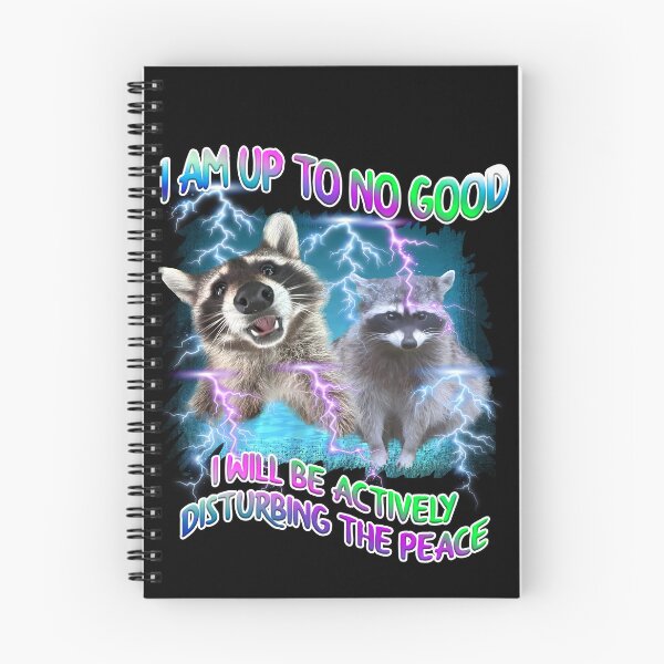Item preview, Chaos Raccoon Up To No Good Meme designed and sold by TeeARTHY.