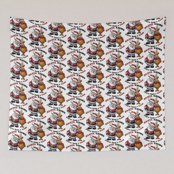 Item preview, Santa Knows You’ve Been a Knob – Funny Christmas Cartoon Design designed and sold by DariusZD.