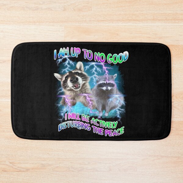 Item preview, Chaos Raccoon Up To No Good Meme designed and sold by TeeARTHY.