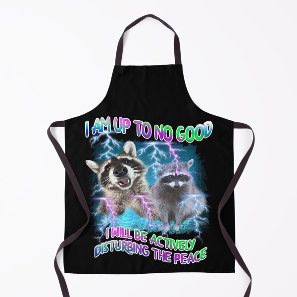 Item preview, Chaos Raccoon Up To No Good Meme designed and sold by TeeARTHY.
