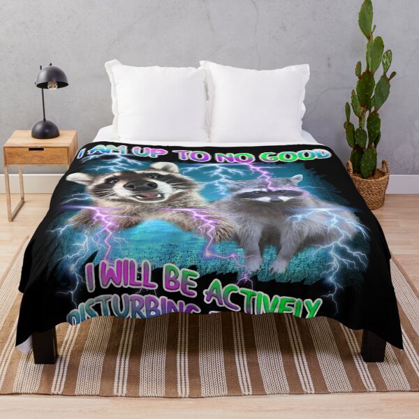 Item preview, Chaos Raccoon Up To No Good Meme designed and sold by TeeARTHY.