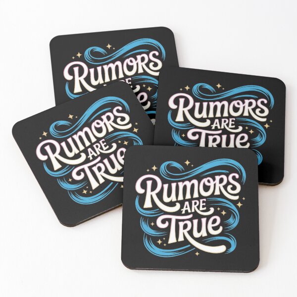 Item preview, Rumors Are True Slogan T-Shirt | Bold Hand-Lettering Aesthetic Quote | Sassy Ironic Typography Gift designed and sold by Pixie Bloom.