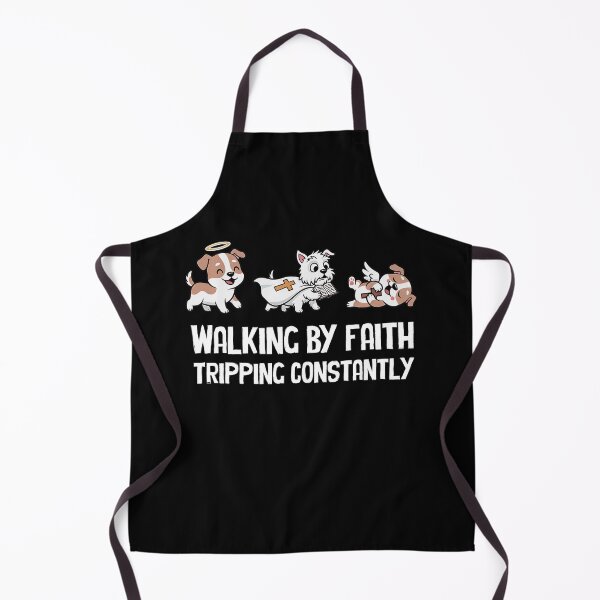 Item preview, Christian Dogs Walking by Faith Tripping Constantly Bible designed and sold by BornBorn.