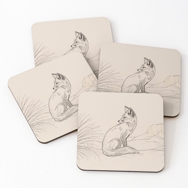 Item preview, Minimal Desert Fox – Silent Vigilance Perception designed and sold by SavannaStrikes.