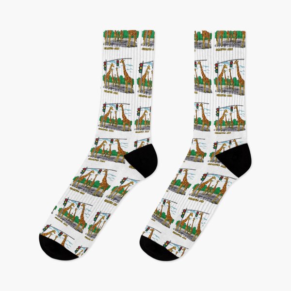Item preview, Giraffic Jam Funny Giraffe Traffic Pun designed and sold by TeeARTHY.