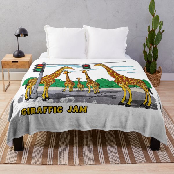 Item preview, Giraffic Jam Funny Giraffe Traffic Pun designed and sold by TeeARTHY.