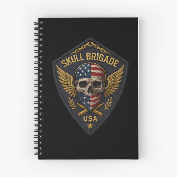 Item preview, Skull Brigade USA wings and ammo shield designed and sold by LaNadaYFundante.