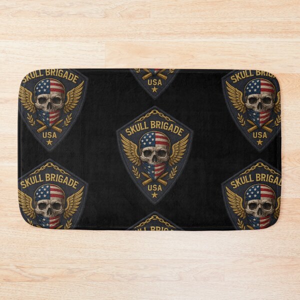 Item preview, Skull Brigade USA wings and ammo shield designed and sold by LaNadaYFundante.