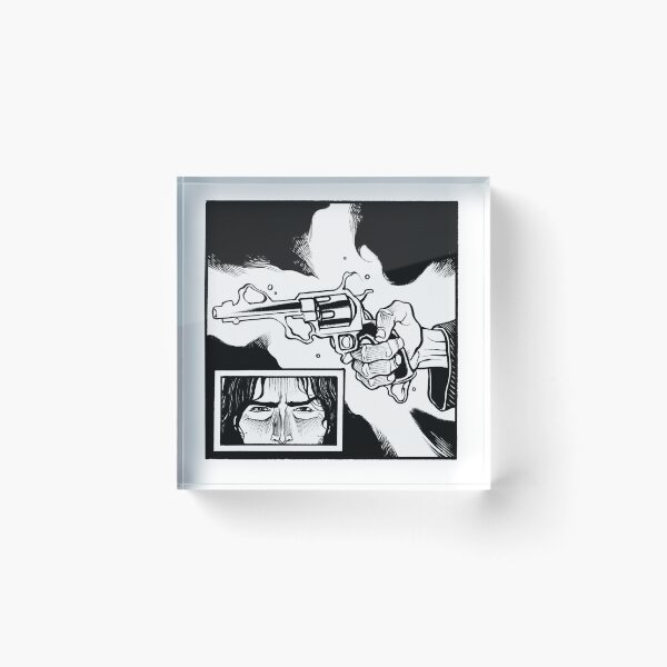 Item preview, Cowboy Revolver Comic Panel Drawing designed and sold by VesperyThings.