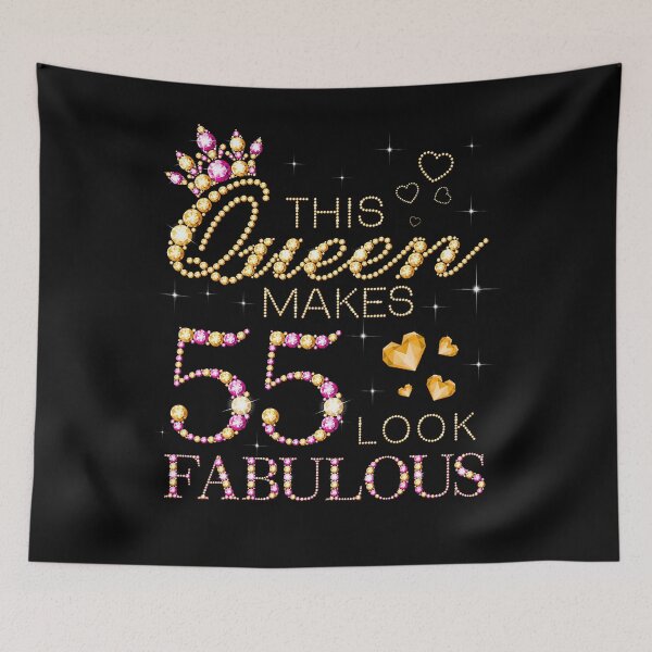 Item preview, This Queen Makes 55 Look Fabulous 55Th Birthday Queen B-Day designed and sold by TysonLangosh.