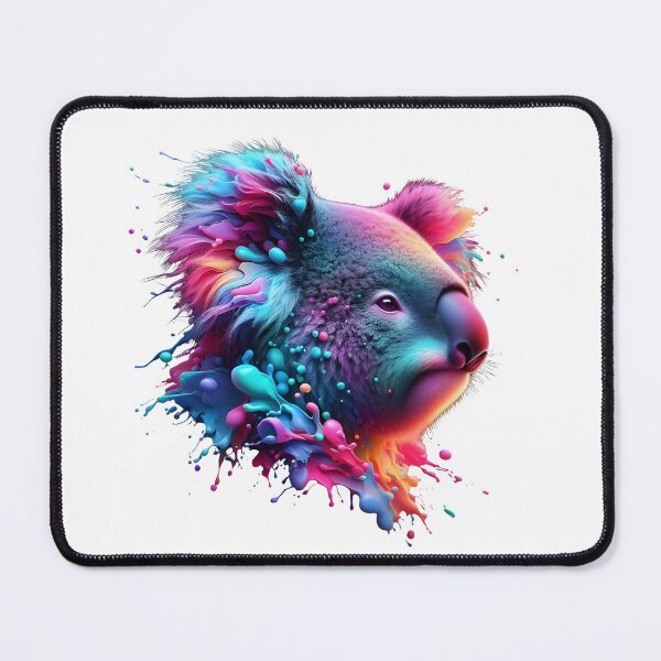 Item preview, koala colorful splash art designed and sold by BeAr-tist.