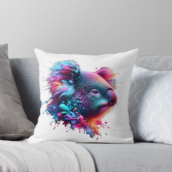 Item preview, koala colorful splash art designed and sold by BeAr-tist.