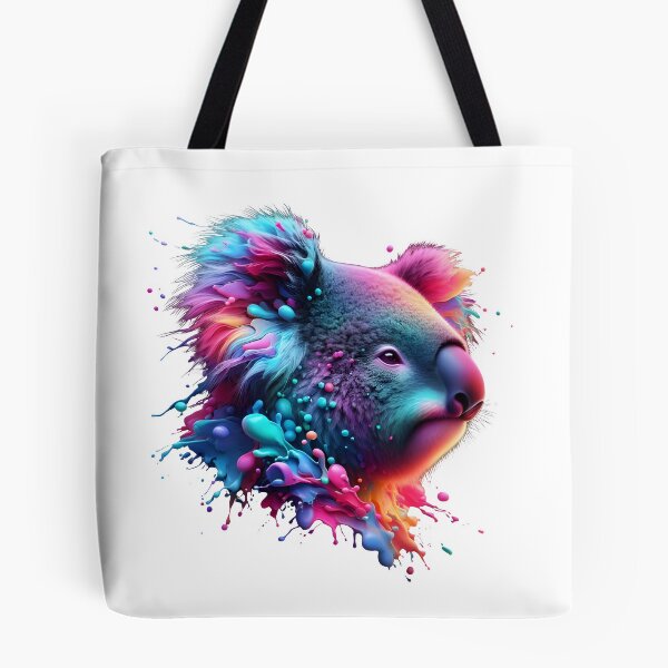 Item preview, koala colorful splash art designed and sold by BeAr-tist.