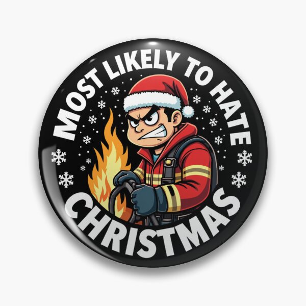 Item preview, Most Likely To Hate The Matching Christmas Firefighter designed and sold by FrascatiStudio.