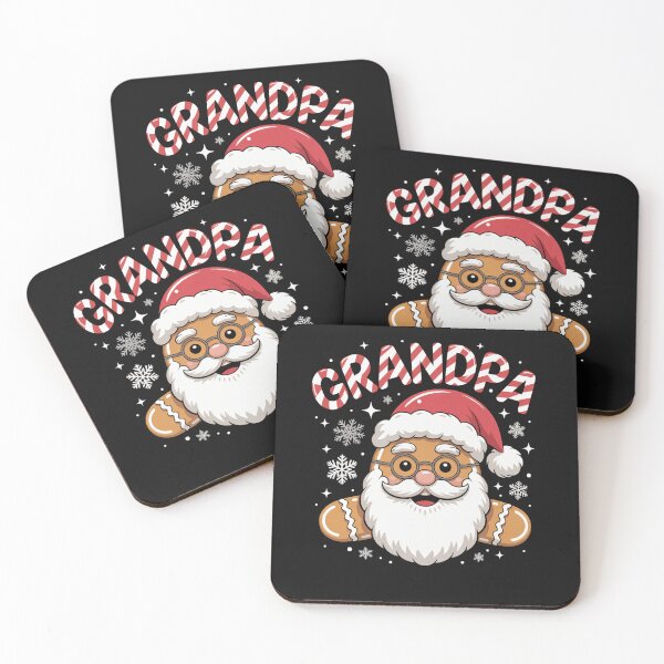 Item preview, Grandpa Christmas Gingerbread Santa Cute Grandpa cookies Holiday Tee | Festive Christmas Gift for Grandfather designed and sold by DigitalArtByNow.