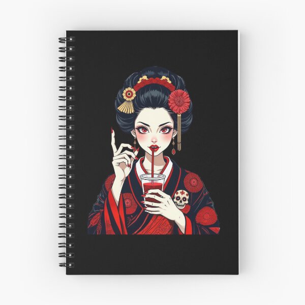 Item preview, Gothic Geisha Vampire Girl Dark Fantas designed and sold by TeeARTHY.