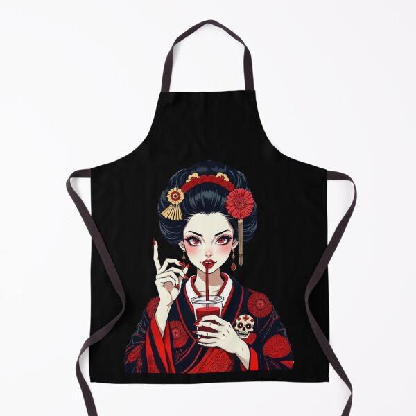 Item preview, Gothic Geisha Vampire Girl Dark Fantas designed and sold by TeeARTHY.