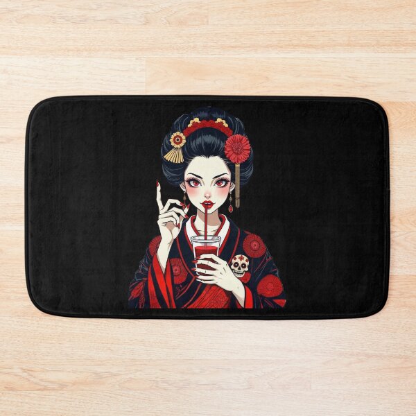 Item preview, Gothic Geisha Vampire Girl Dark Fantas designed and sold by TeeARTHY.