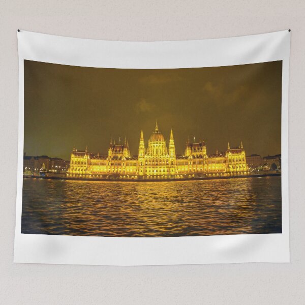 Item preview, Night View, Hungarian Parliament, Budapest, Hungary designed and sold by Catherine Sherman.
