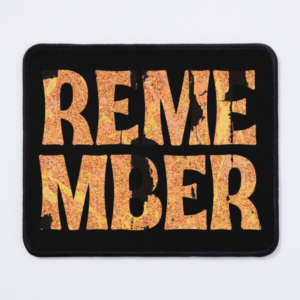 Item preview, "REMEMBER" – Bold Cracked Texture Typography Design designed and sold by RDproject.
