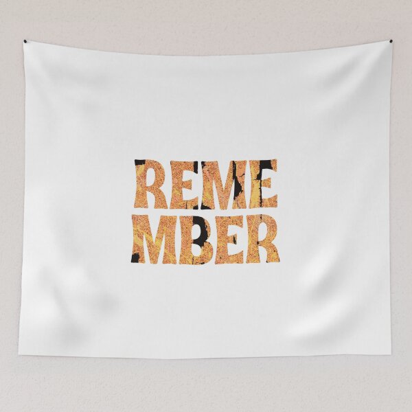 Item preview, "REMEMBER" – Bold Cracked Texture Typography Design designed and sold by RDproject.
