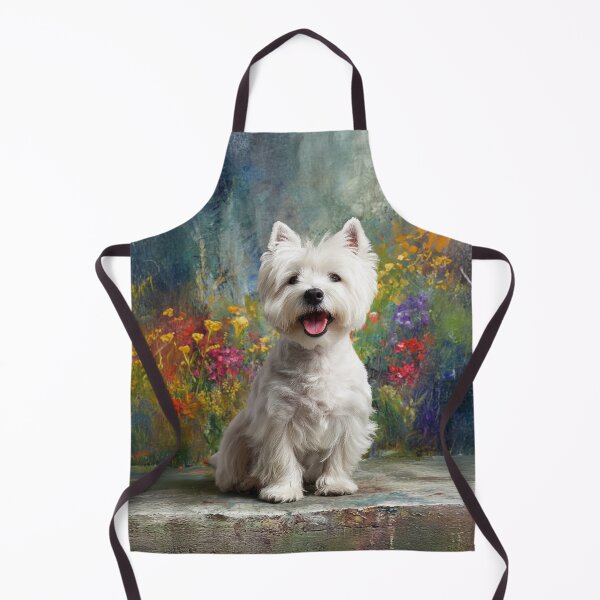 Item preview, Happy West Highland White Terrier Artistic Portrait designed and sold by skibreck.