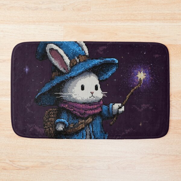 Item preview, Bunny Wizard Pixel Art designed and sold by Kaos-Bit.