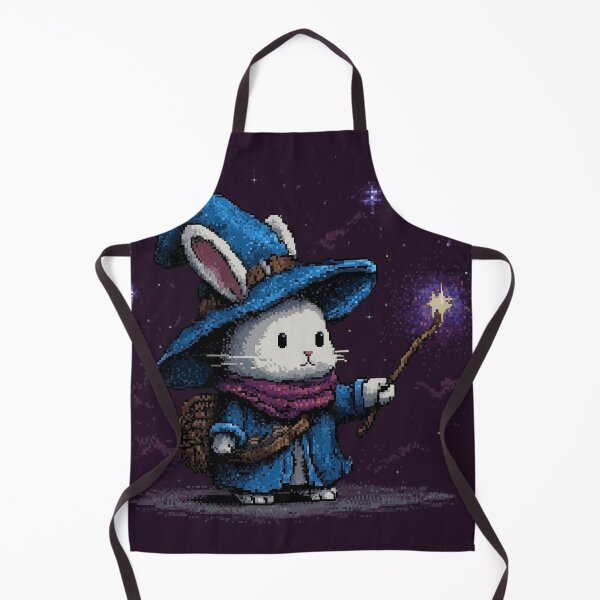 Item preview, Bunny Wizard Pixel Art designed and sold by Kaos-Bit.