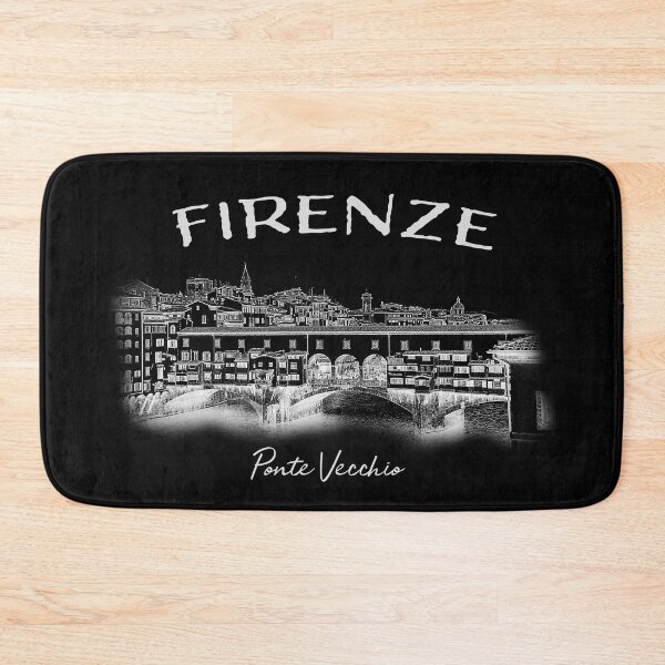 Item preview, Ponte Vecchio Firenze (White letters on black bckgrd) designed and sold by Doug's Landing.