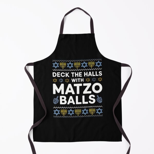 Item preview, Deck The Halls With Matzo Balls Hanukkah designed and sold by RosaliaAmber.
