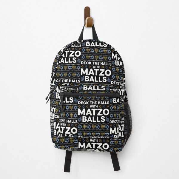 Item preview, Deck The Halls With Matzo Balls Hanukkah designed and sold by RosaliaAmber.