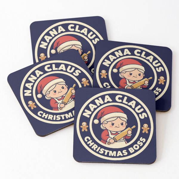 Artikelvorschau, Nana Claus Weihnachtschefin Süße Oma Backabzeichen entworfen und verkauft von Lora Art.