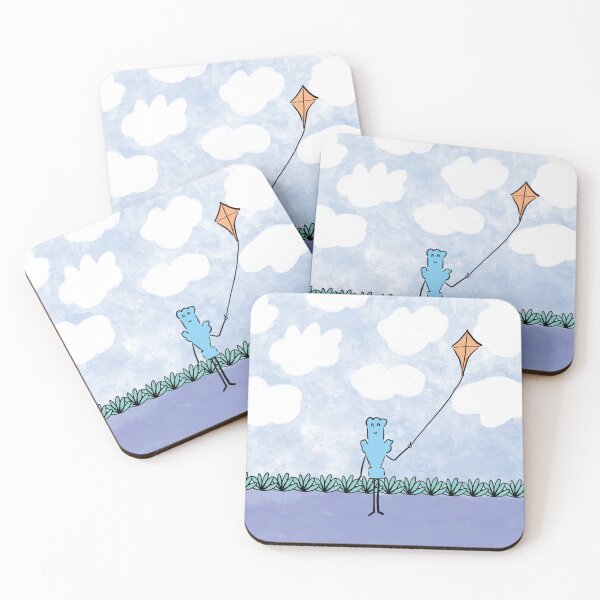 Item preview, Doodle Character Flying Kite -- see my page for more! designed and sold by LucyWinton.