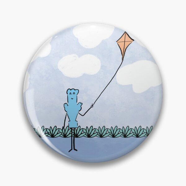 Item preview, Doodle Character Flying Kite -- see my page for more! designed and sold by LucyWinton.