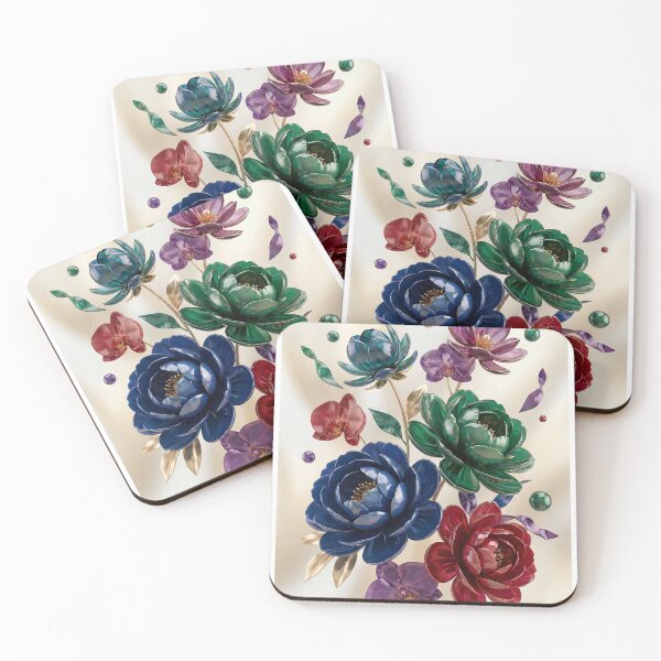 Item preview, Luminous Lacquer: 3D Glossy Floral Wall Art designed and sold by teesly15.