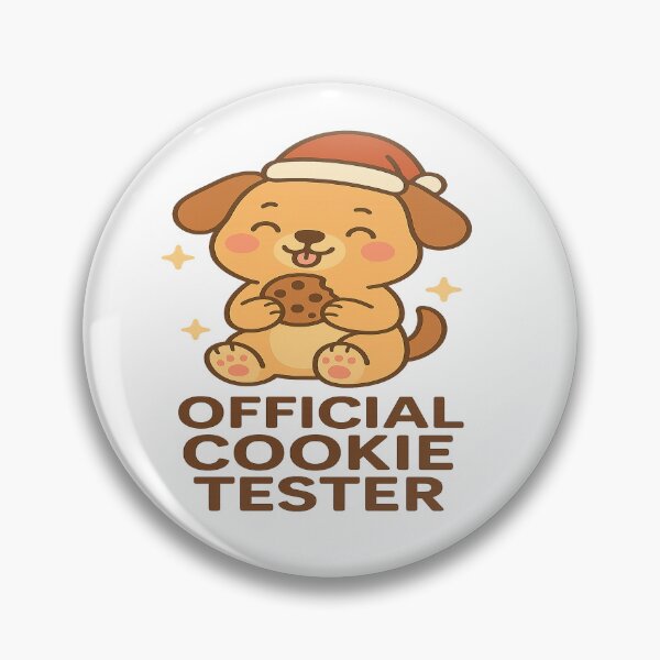 Item preview, Official Cookie Tester – Cute Kawaii Christmas Dog Design designed and sold by StyleLap.