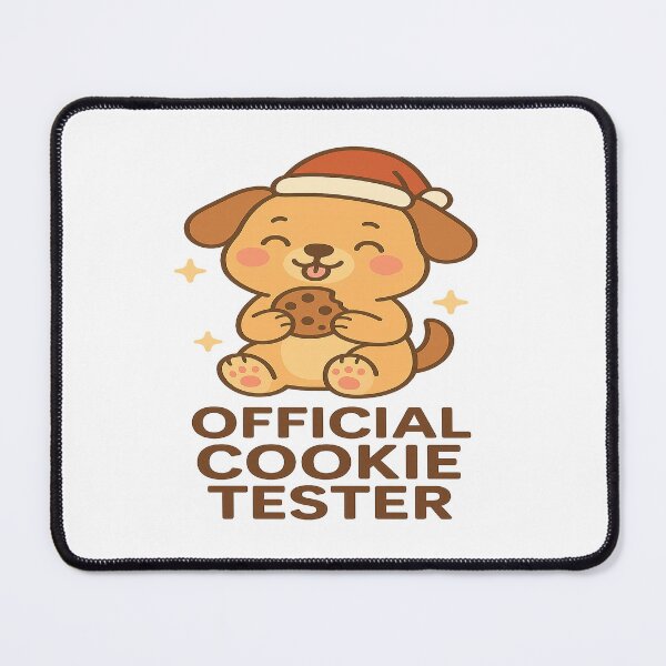 Item preview, Official Cookie Tester – Cute Kawaii Christmas Dog Design designed and sold by StyleLap.