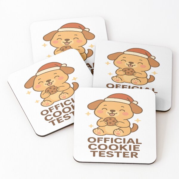 Item preview, Official Cookie Tester – Cute Kawaii Christmas Dog Design designed and sold by StyleLap.