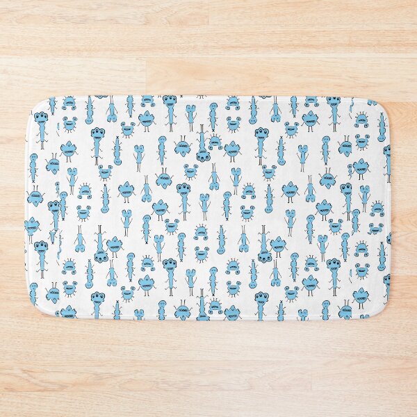 Item preview, Blue Doodle Characters Illustration -- see my page for more! designed and sold by LucyWinton.